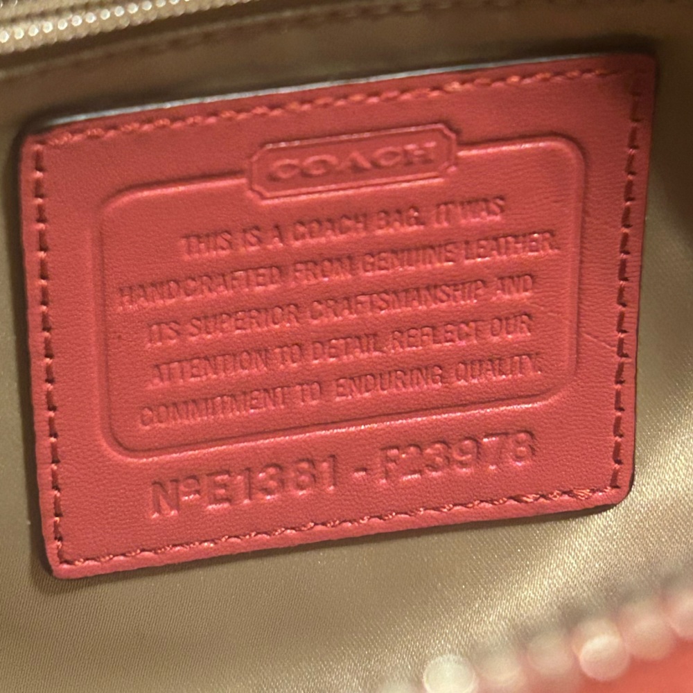 Vintage Coach leather shoulder bag with crossbody strap - Picture 7 of 9